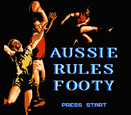 Aussie Rules Footy screenshot 3 for NES